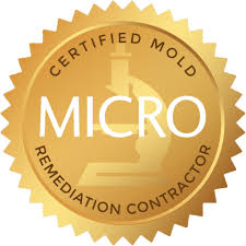 MICRO Certified Mold Remediator certification for mold inspection, containment, and remediation services
