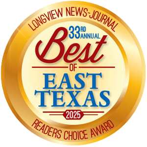 Longview News-Journal Best of East Texas 2025 logo: Longview News-Journal Best of East Texas 2025